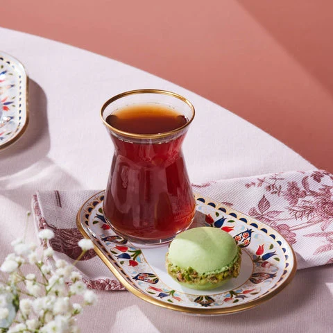 Karaca Lale 6 Kişilik 12 Parça Çay Takımı