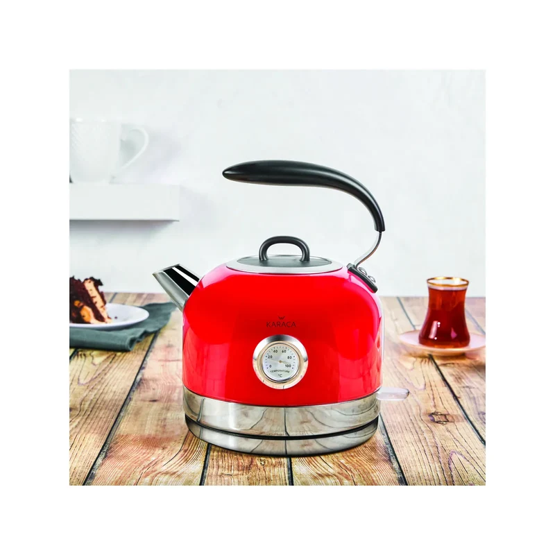 Karaca Retro 2152 Red (Roter) Retro Wasserkocher