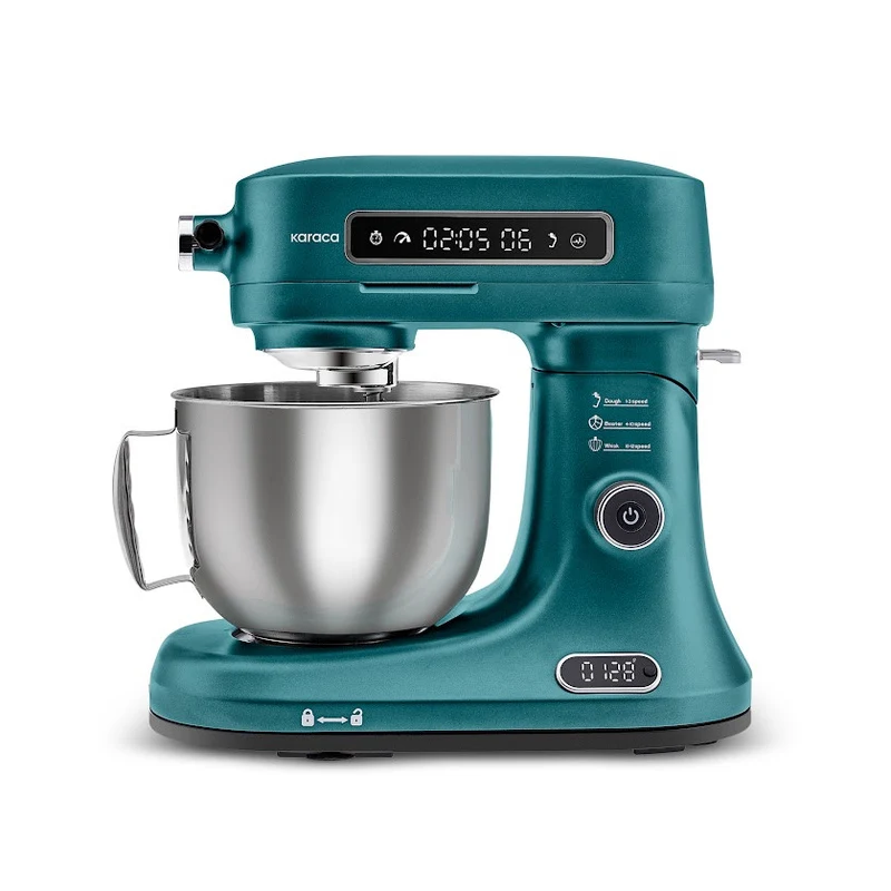 Karaca Pro Artisan Küchenmaschine mit Timer- und Waagenfunktion – Quetzal Green