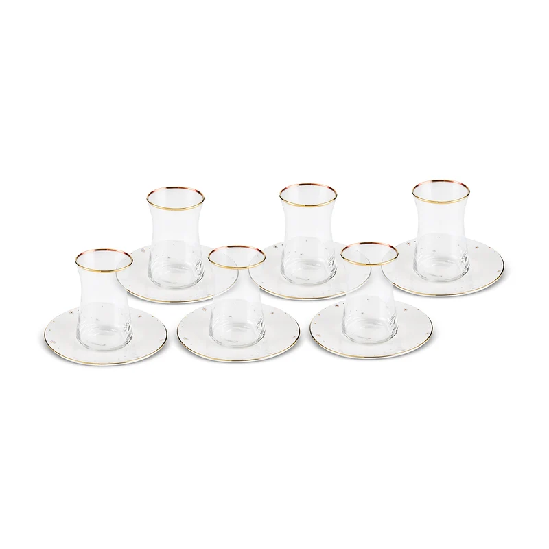 Karaca Fleur 12-Teiliges 6-Personen Tee-Set