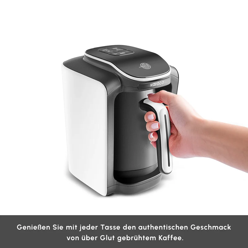 Karaca Hatır Neo Türkische Kaffeemaschine mit Milch – Porcelain White