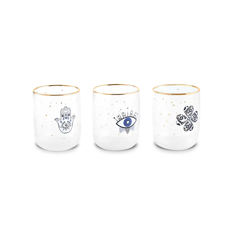 Karaca Spirit 280 Ml 3-Teiliges Softdrinkglas-Set