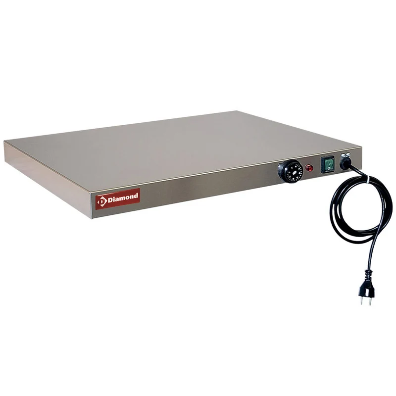 Professionelle Warmhalteplatte aus Edelstahl, regelbar 30-90°C, TH/500