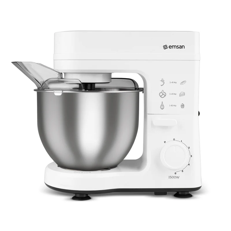 Karaca Maestrochef Stella Küchenmaschine Weiß 1500W 5L