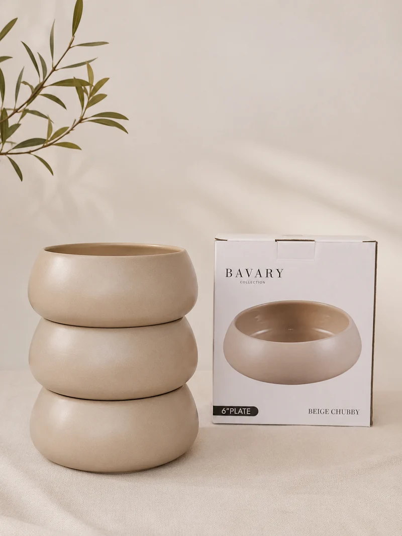 Bavary Beige Chubby Kaseler 3 adet