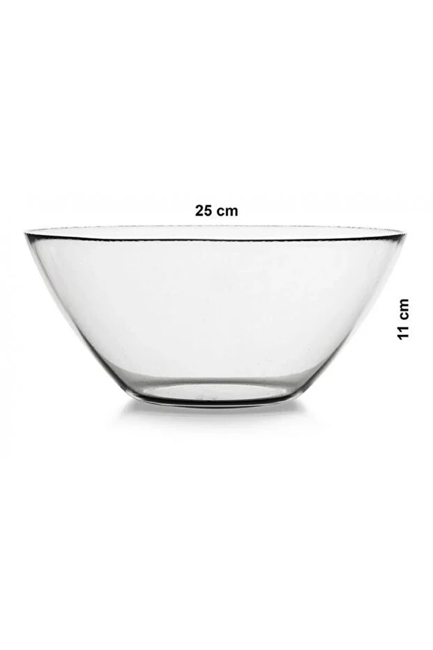 Paşabahçe 10697 Iconic Cam Salata Kasesi 2950 cc 25 cm