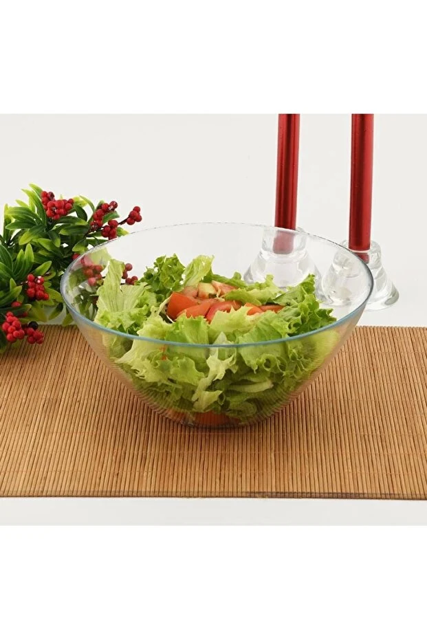 Paşabahçe 10697 Iconic Cam Salata Kasesi 2950 cc 25 cm