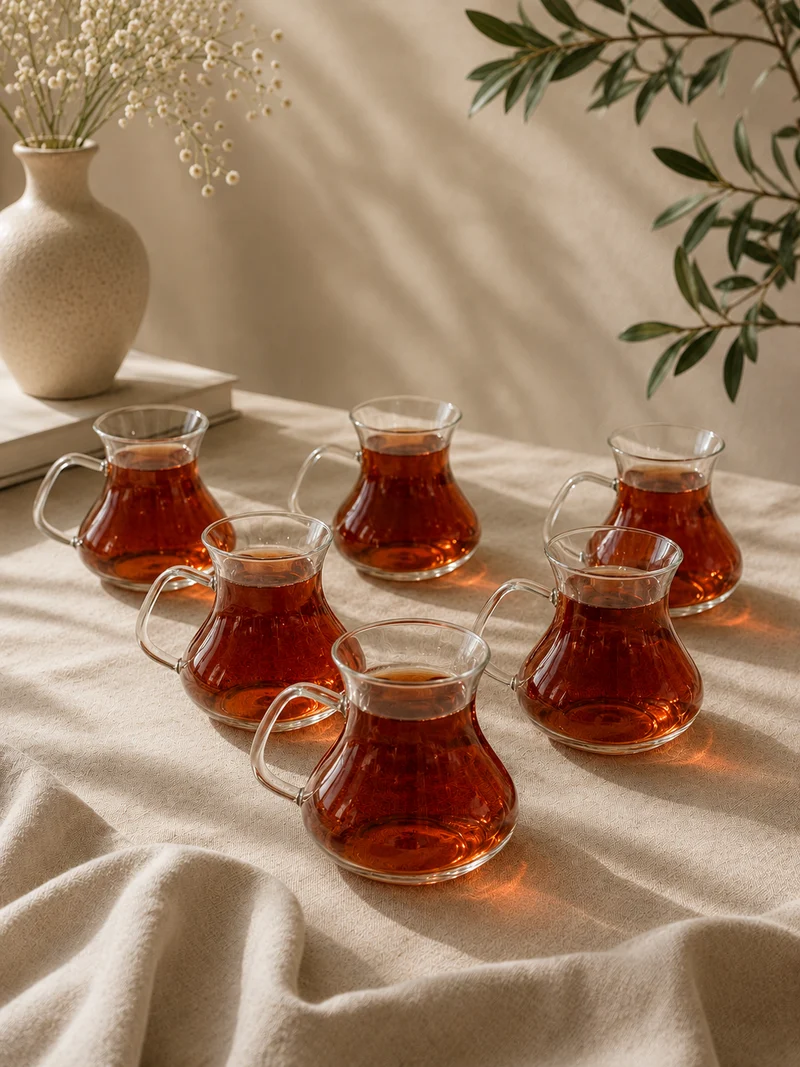 Tulip Çay Seti 6 kişilik | 200 ml