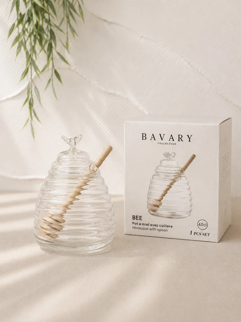 Bavary Honingpotje met Ahşap Kaşık - Bal Kavanozu - 40 ml