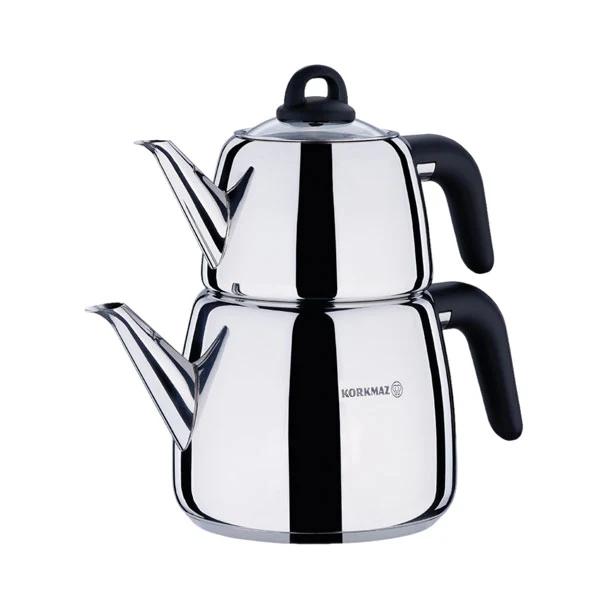 Korkmaz A045 Bella Nora Çaydanlık Set | Çaydanlık Takımı 1.0L/2.0L