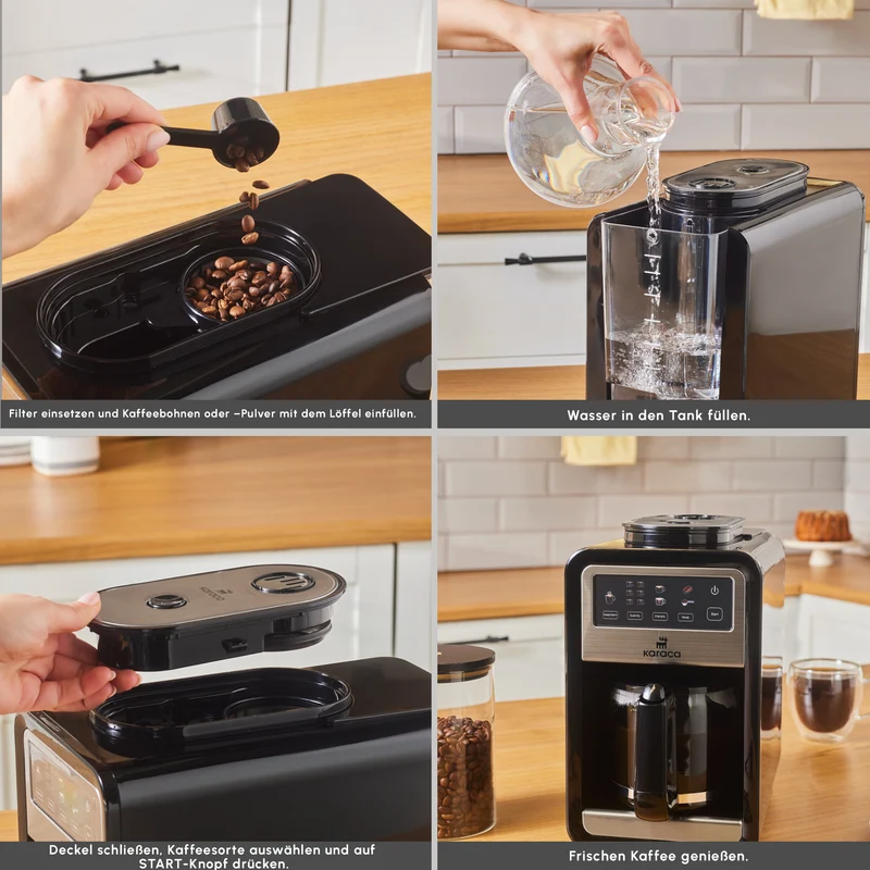 Karaca Grindbrew Pro Filterkaffeemaschine