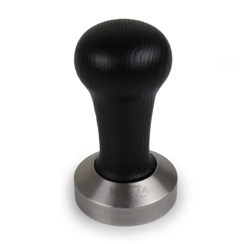Motta Flat Coffee Tamper ø 51mm Black Handle - 8180/B