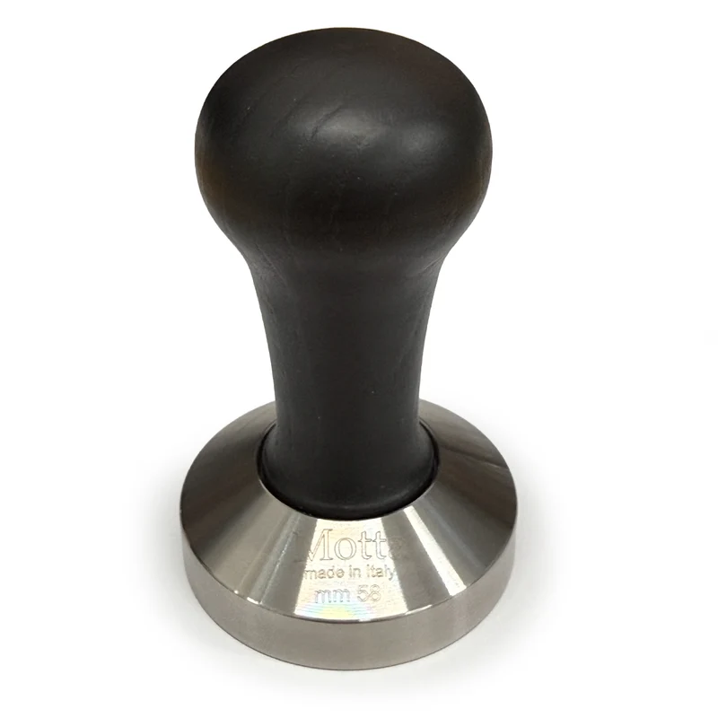 Motta Flat Coffee Tamper ø 58mm Black Handle