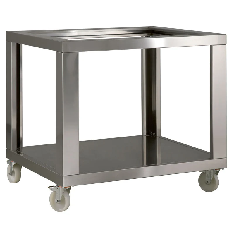 Fahrbares Edelstahl-Untergestell mit Feststellbremsen – 1428 mm, SLD6/35XL-N