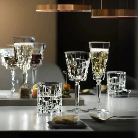 RCR Etna 6-teiliges Champagnerflöten-Set für 6 Personen, 180 ml, Transparent