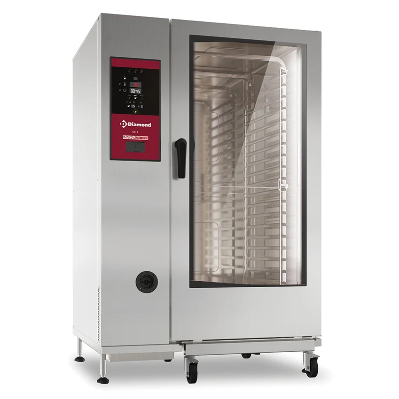 Profi Kombidämpfer Elektro 20 x GN 2/1 mit Direkteinspritzung, SDE/XC-22
