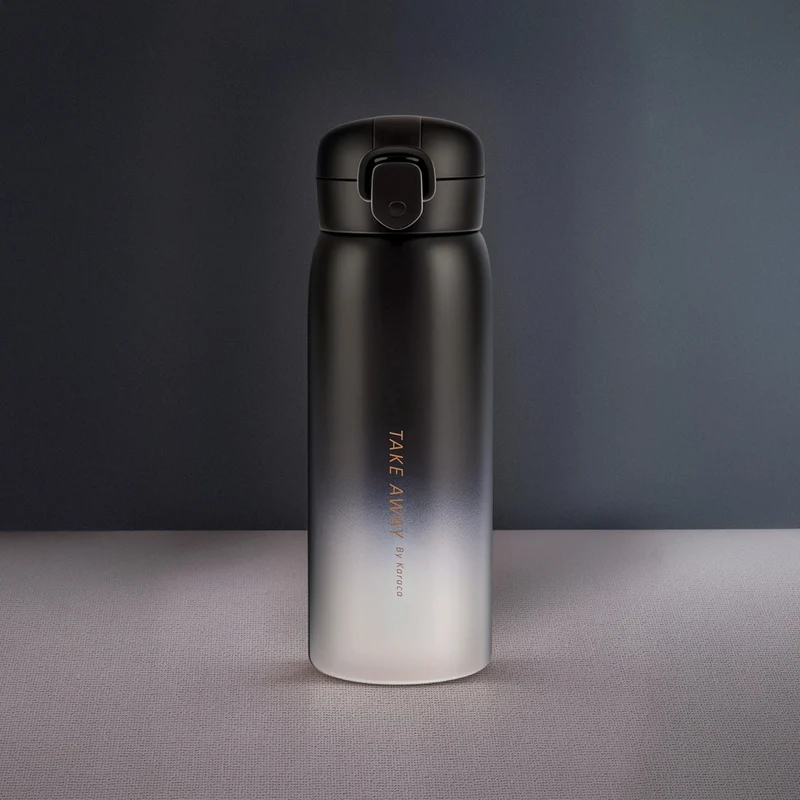 Karaca Skyfall Stahl Leakproof Thermos 500 Ml Schwarz
