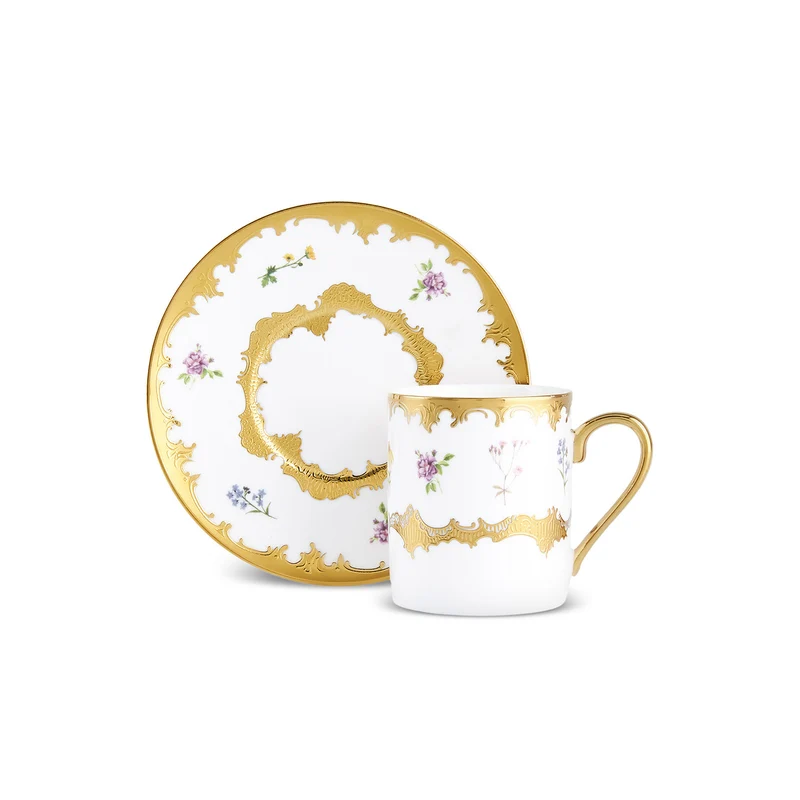 Karaca Bihter, 6 Person Kaffeetasse 90ML
