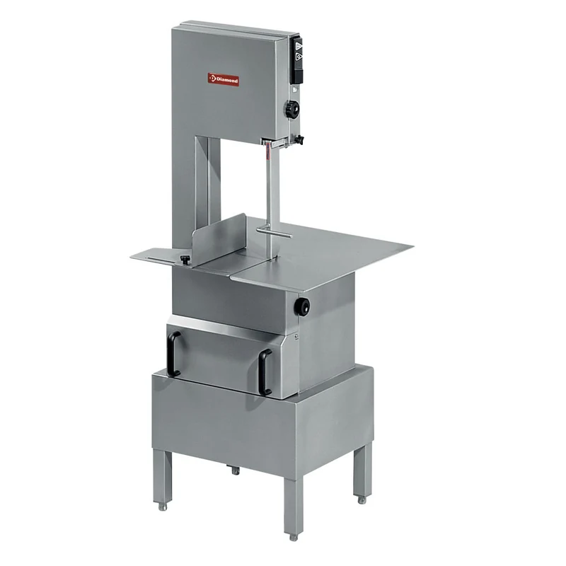 Professionelle Knochensäge als Standgerät , Edelstahl , 2400 mm Sägeband, SAX-240/7