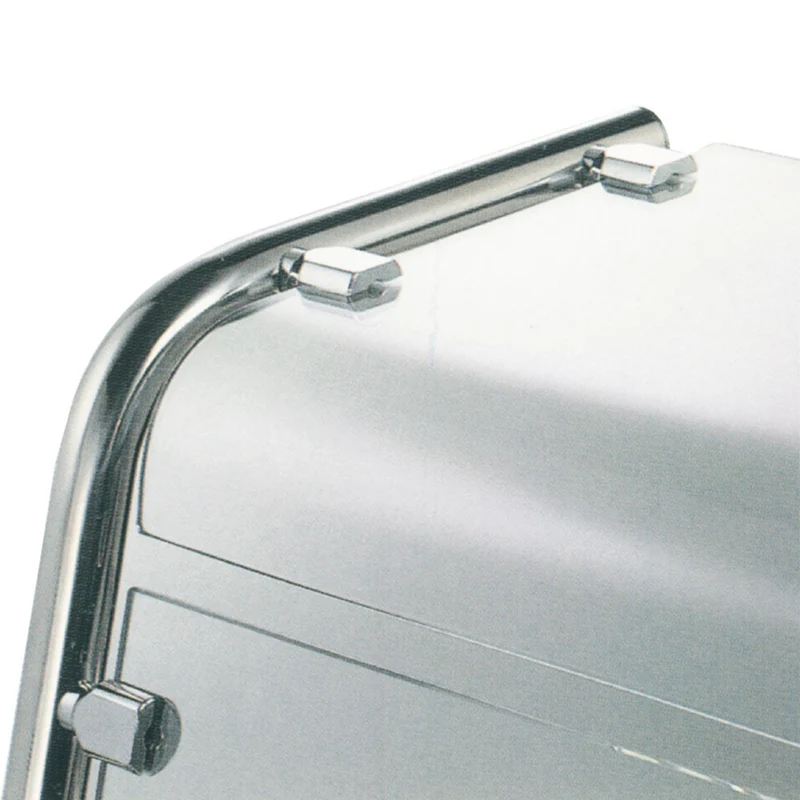 Hustenschutz aus ESG-Sicherheitsglas , 750 mm Breite, S80/VF8