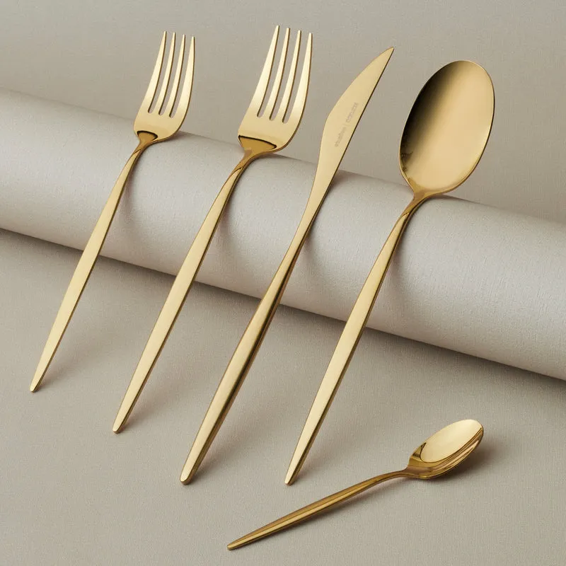 Karaca Lızbon Gold 6-Personen 30-teiliges Besteckset