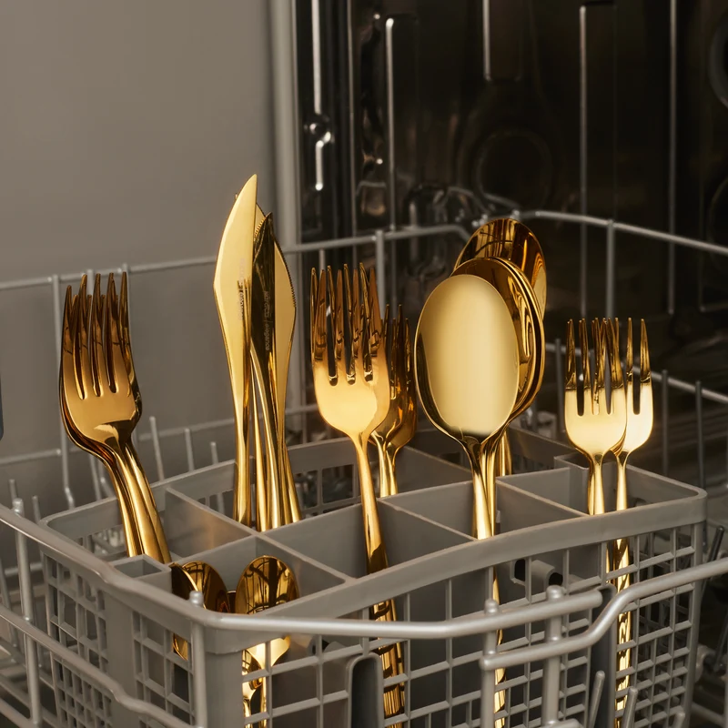 Karaca Lızbon Gold 6-Personen 30-teiliges Besteckset