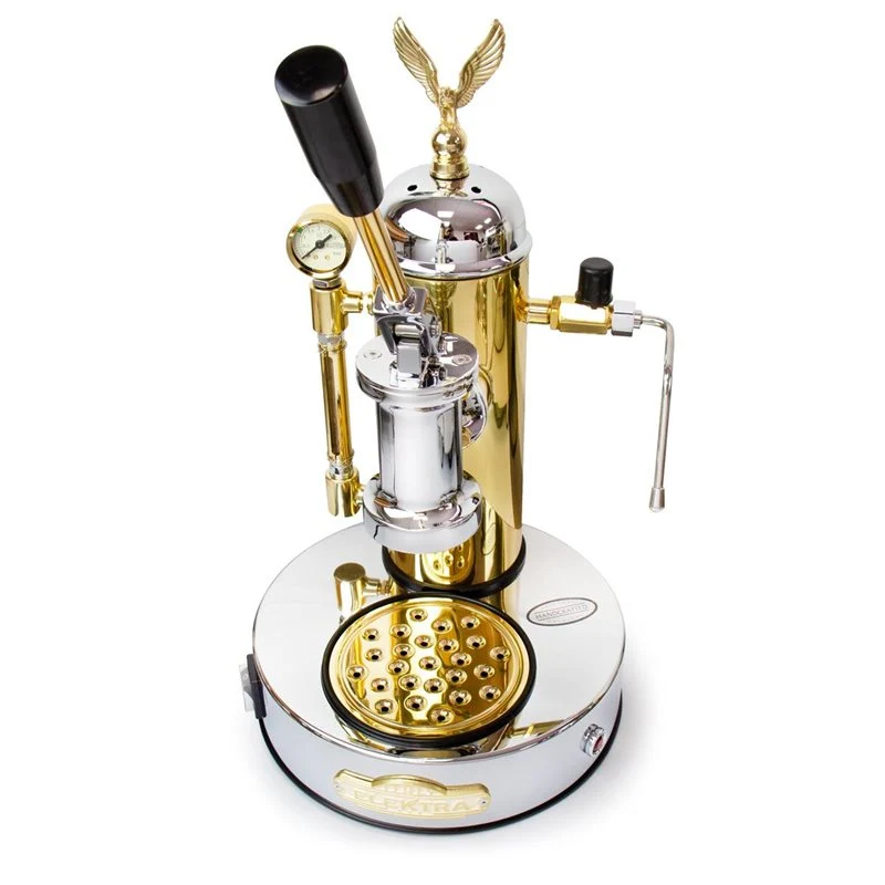 SALE!! Elektra Micro Casa Leva Espresso Machine 230V Chrome/Brass - S1CO