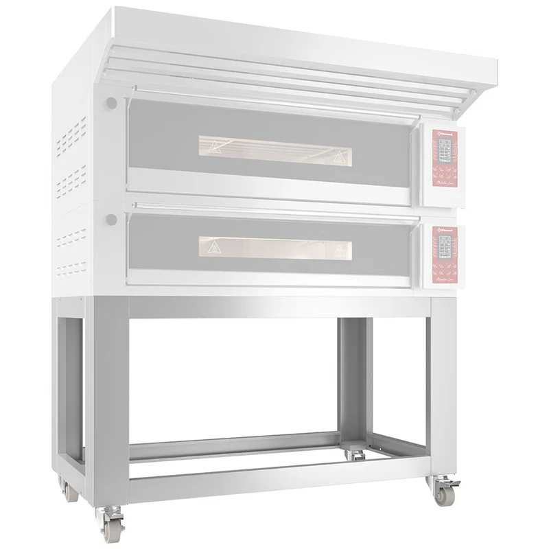 Fahrbarer Edelstahl-Unterbau , 3 Module , 1660 mm Breite, ST3-70