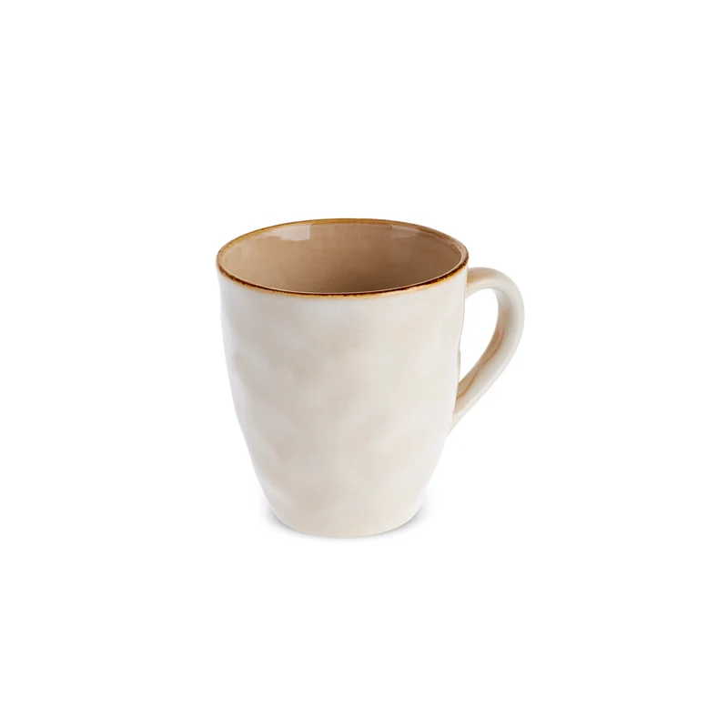 Karaca Aria Reactive Glaze Becher, 450ml, Beige