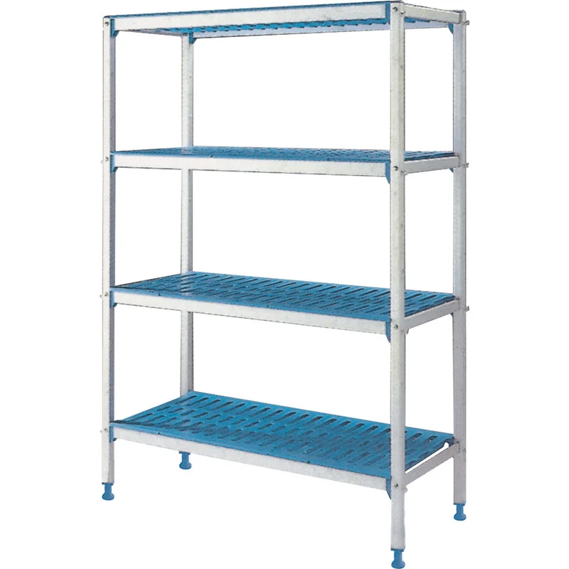 Profi Lagerregal Aluminium modular , 4 Ebenen , 990 x 500 mm, RLA/095-4/EF