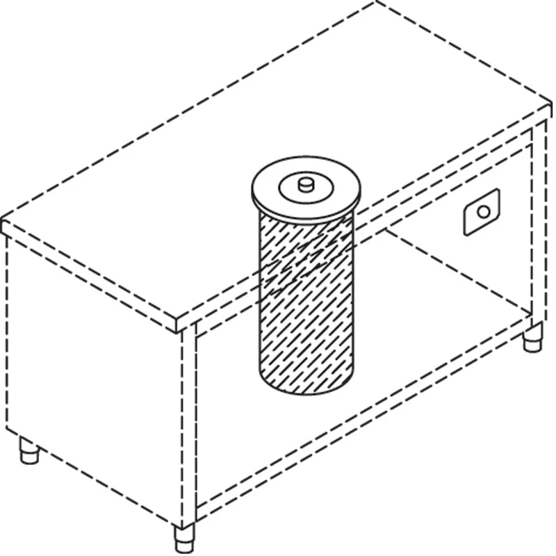 Beheizter Tellerspender für 50-60 Teller (Ø 190-260 mm), S80/SAC