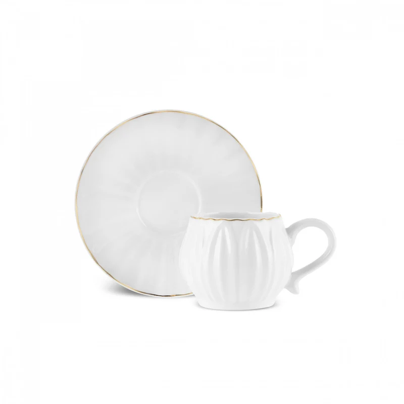 Karaca Eylül Kaffeetasse für 6 Personen 85 Ml