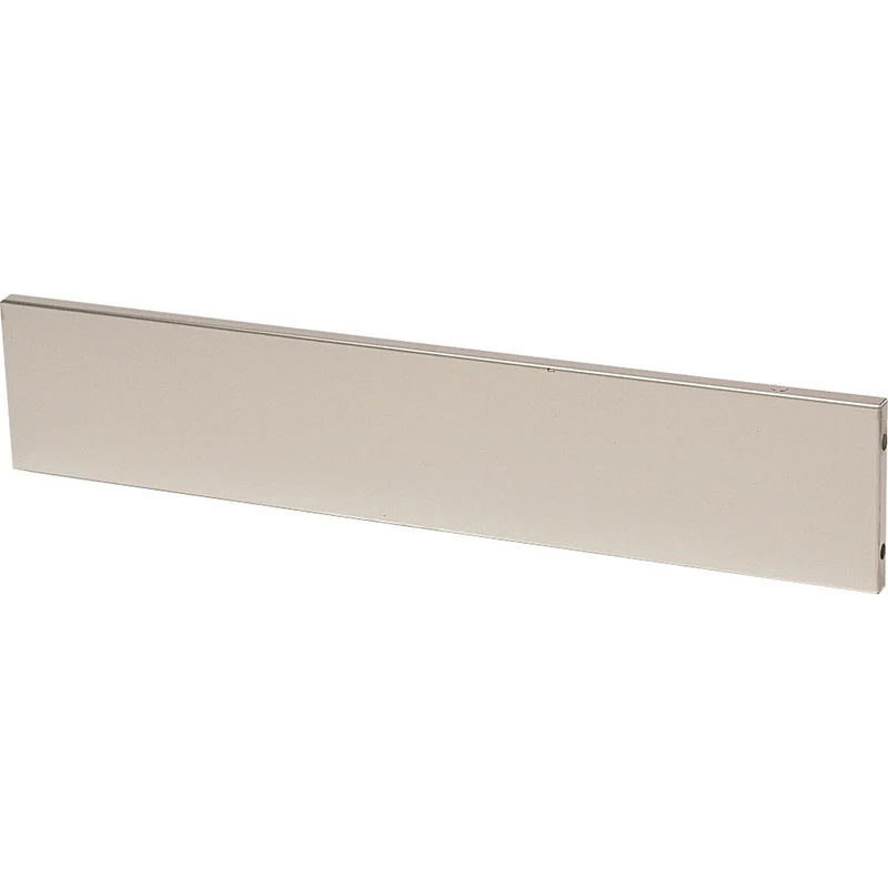 Edelstahl Sockelblende für Gastronomie , 1125 mm Breite, S80/PF128
