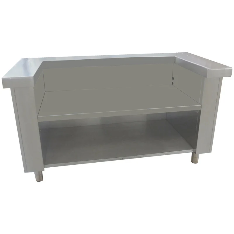 Neutraler Unterbau aus Edelstahl , B 1125 x T 800 mm, S80/NZ12
