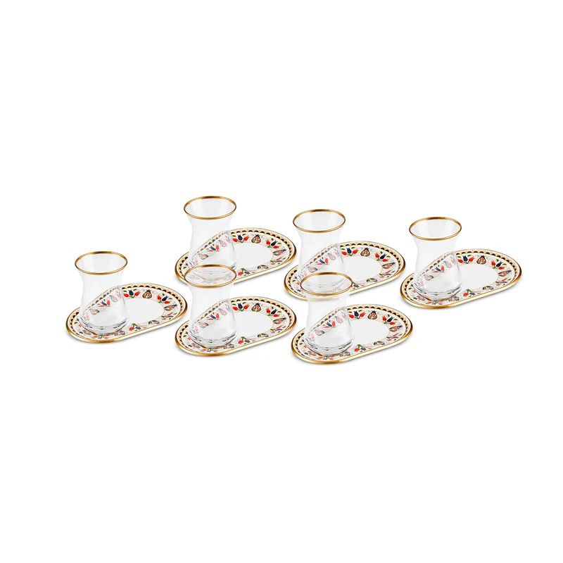 Karaca Tulip 12-Teiliges Tee-Set