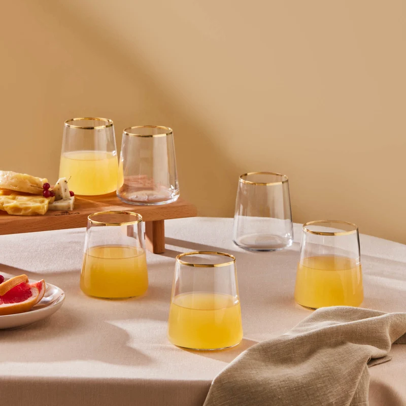 Karaca Orlando 420 Ml 6 Teiliges Wasserglas Set