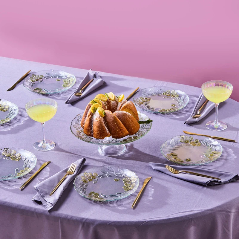 Karaca Eucalyptus 7-teiliges Dessertset