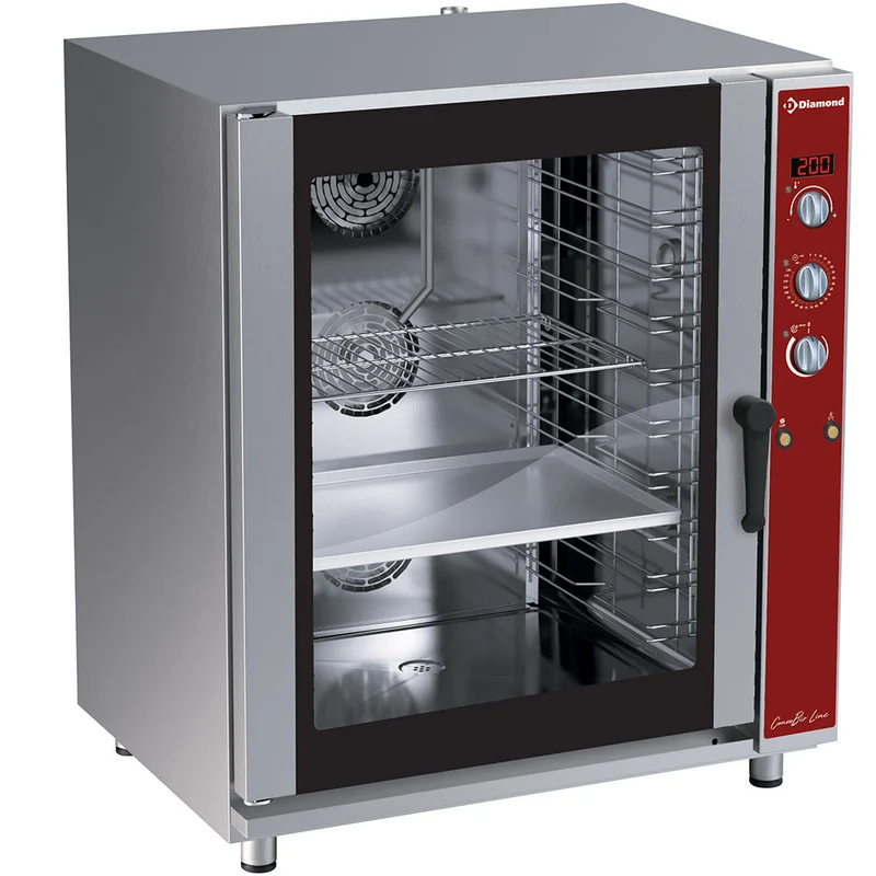 Konvektomat elektrisch , 10 x EN 600x400 , mit Beschwadung, PFE-102/S