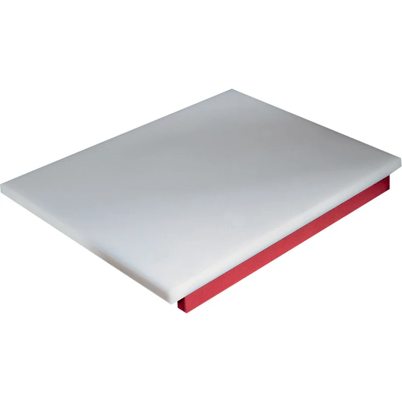 Gastronomie Schneidebrett für Fleisch (Rot) , HACCP-konform , 500x420x20 mm, PDP/RE-D