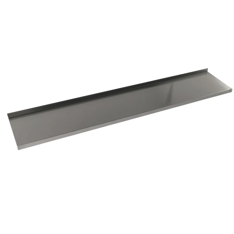 Gastro Edelstahl Wandbord , 1000 x 400 mm , Robuste Wandmontage, P104