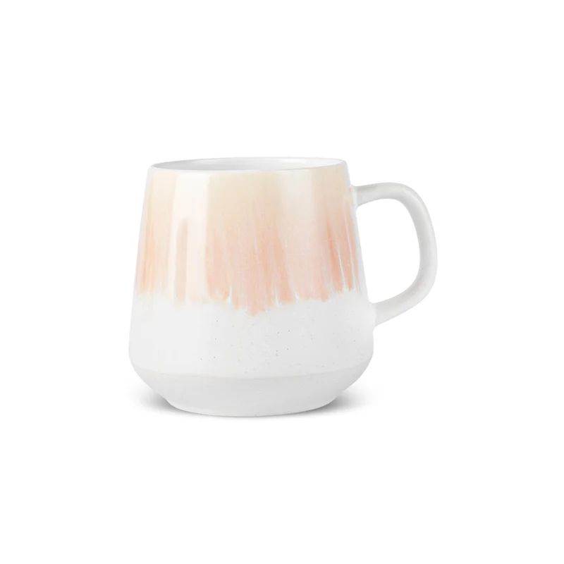 Karaca Okeanos 2-teiliges Steinzeug-Becher-Set, 400ml, Mehrfarbig