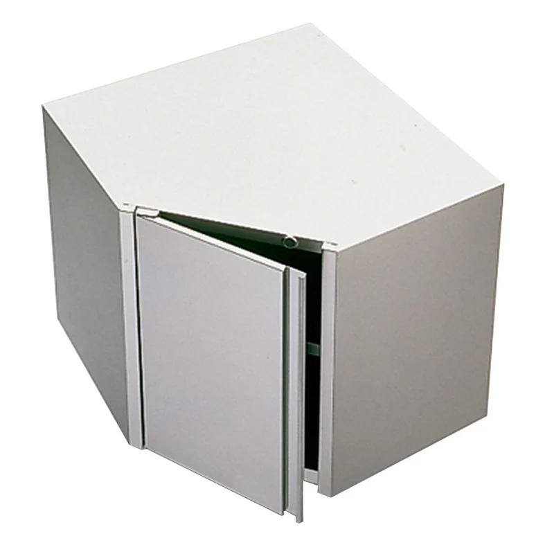 Profi Eckhängeschrank 90° aus Edelstahl , 800x800 mm, PSCA80/U