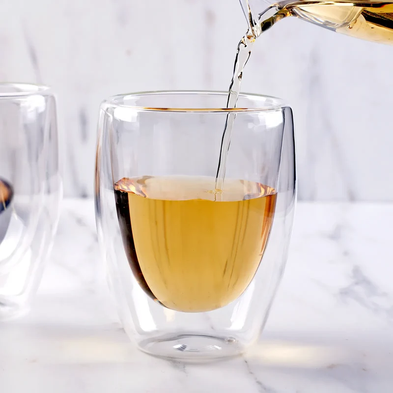 Karaca Double Wall Borosilikat Glas Tasse 2er Set 300 ml