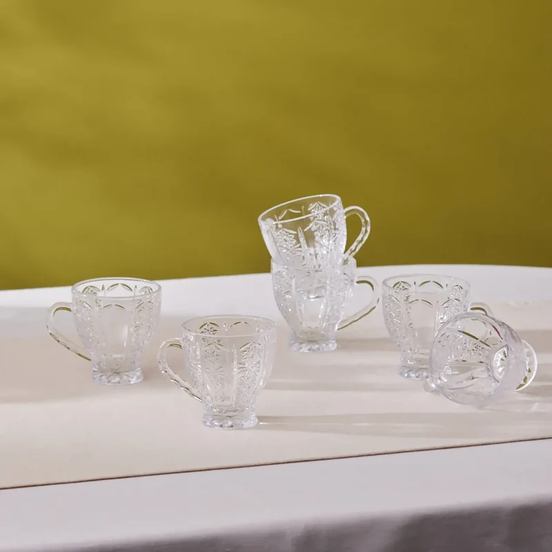 Karaca Seda 6 Personen Glas Tee Cup 180 Ml