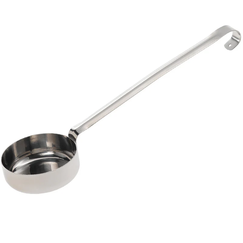 Portionierkelle aus Edelstahl mit flachem Boden - 170 ml, LC-170