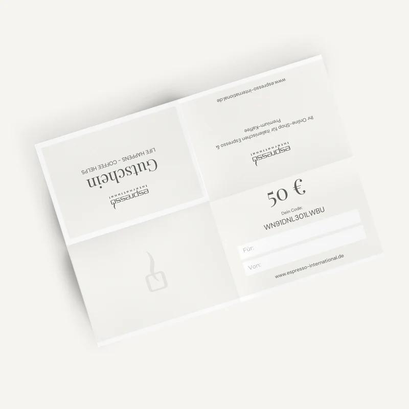 Kaufgutschein zum Download - Für echte Kaffeeliebhaber