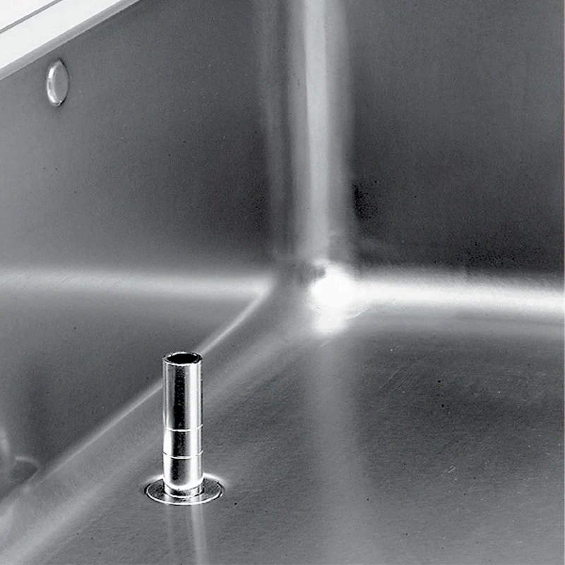 Bain-Marie Einbaugerät 2x GN 1/1, nassbeheizt, IN/BX08-P