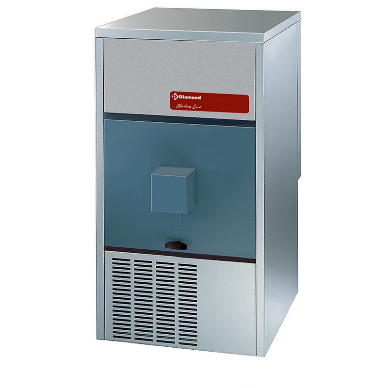 Professioneller Eiswürfelspender für Volleiswürfel , 45 kg/24h , Luftgekühlt, ICE42DISPA