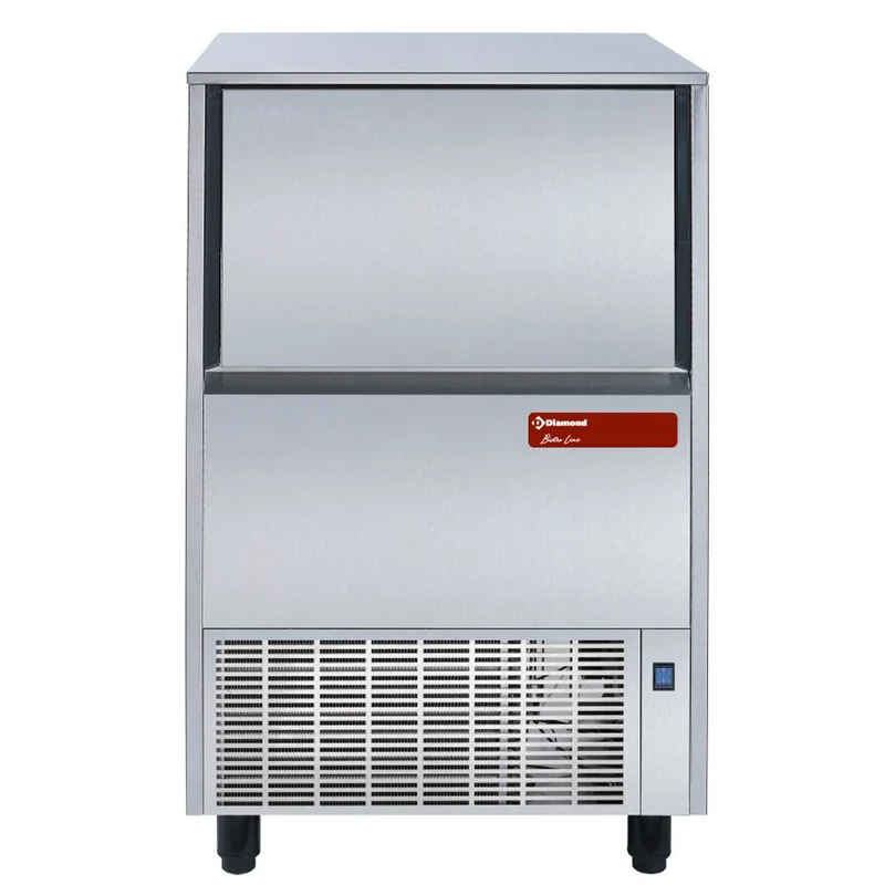 Profi Eiswürfelbereiter für Hohlkegelwürfel , 55 kg/24h , 30 kg Vorratsbunker, MXP-65A/R2
