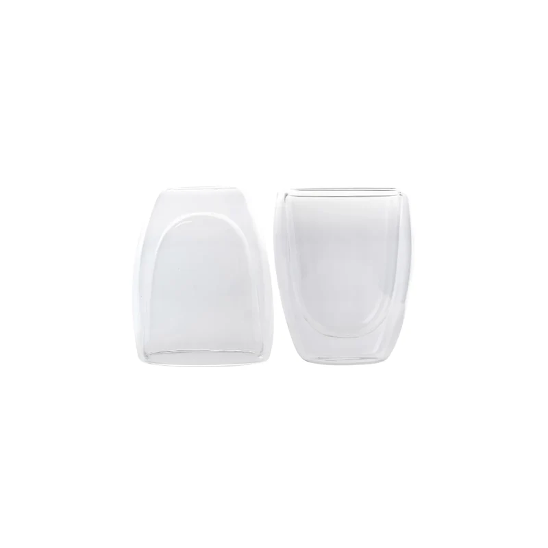 Karaca Double Wall Borosilikat Glas Tassenet für 2 Personen 150 ml